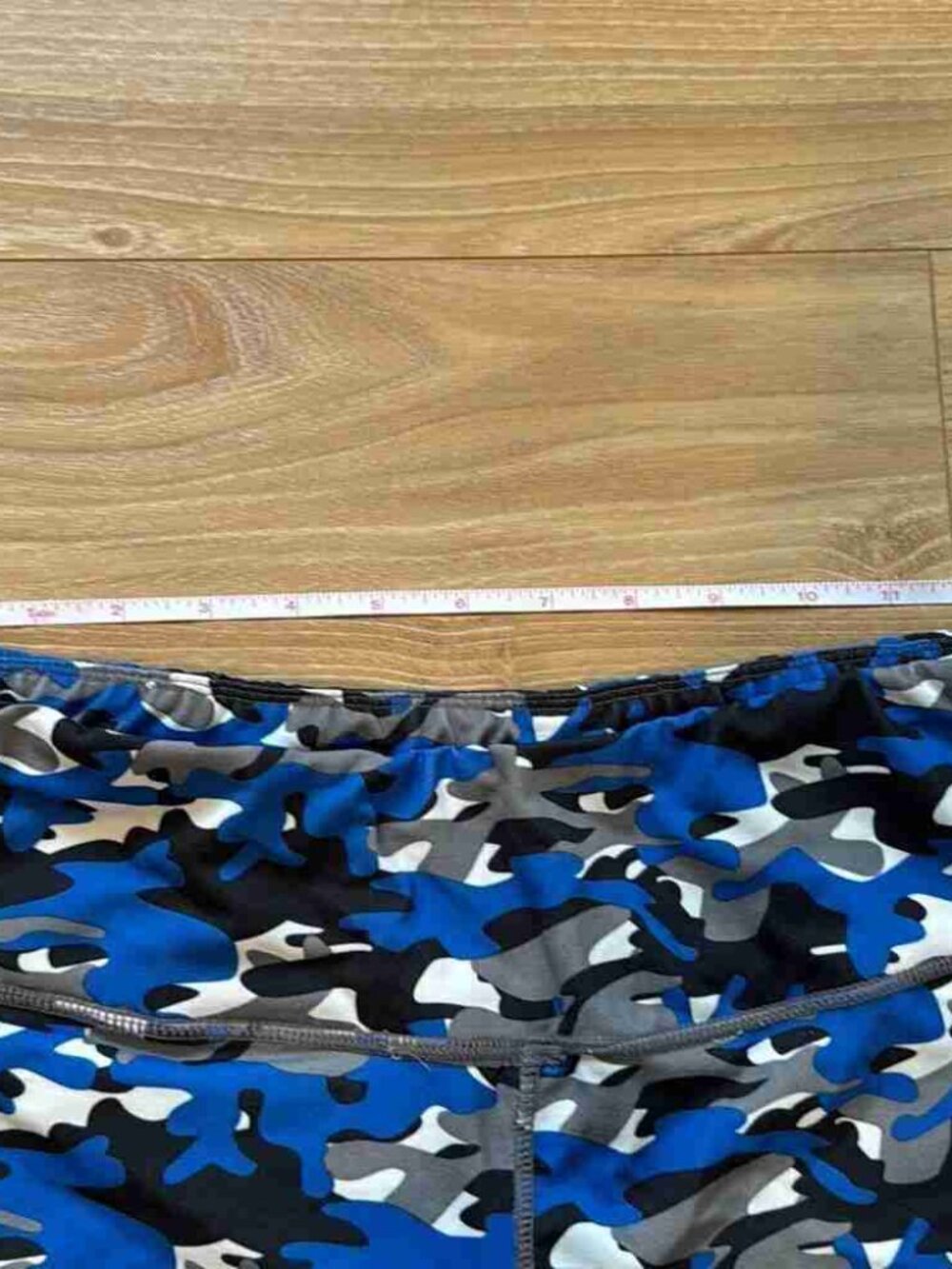 90 degrees byreflex blue camo athletic shorts size medium - Picture 2 of 4